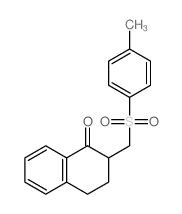 1(2H)-Naphthalenone,3,4-dihydro-2-[[(4-methylphenyl)sulfonyl]methyl]- Structure