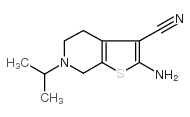 2-氨基-6-异丙基-4,5,6,7-四氢噻吩并[2,3-c]吡啶-3-甲腈图片