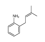 2-(3-methylbut-2-enyl)aniline结构式