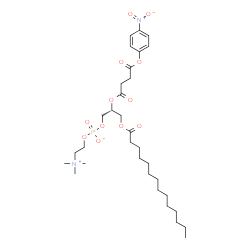 1-肉豆蔻酰基-2-(4-硝基苯基琥珀酰基)-sn-甘油-3-磷酸胆碱图片
