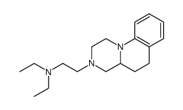 3-[2-(Diethylamino)ethyl]-2,3,4,4a,5,6-hexahydro-1H-pyrazino[1,2-a]quinoline结构式