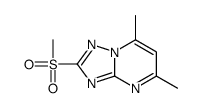 5,7-dimethyl-2-methylsulfonyl-[1,2,4]triazolo[1,5-a]pyrimidine Structure