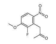 1-(2-fluoro-3-methoxy-6-nitrophenyl)propan-2-one picture