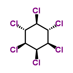 δ-Hexachlorocyclohexane Structure