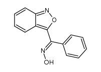 benzo[c]isoxazol-3-yl-phenyl-methanone oxime结构式