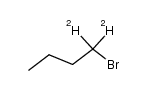 d2-1,1 butyl bromide Structure