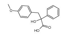 3-(4-methoxyphenyl)-2-phenyl-2-hydroxypropanoic结构式