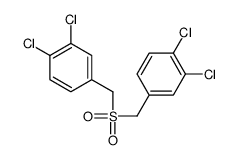 1,2-dichloro-4-[(3,4-dichlorophenyl)methylsulfonylmethyl]benzene结构式