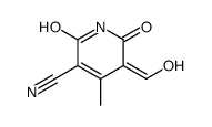 5-Formyl-2,4,6-triMethylnicotinonitrile Structure