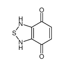 1,3-dihydro-2,1,3-benzothiadiazole-4,7-dione结构式