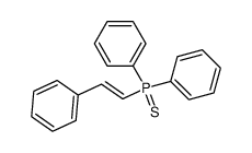 diphenyl-trans-β-styrylphosphine sulfide结构式