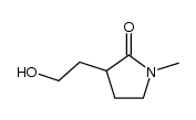 3-(2-hydroxyethyl)-1-methyl-2-pyrrolidinone Structure