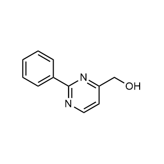 (2-Phenylpyrimidin-4-yl)methanol Structure