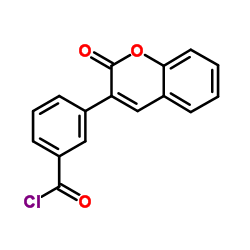 3-(2-Oxo-2H-chromen-3-yl)benzoyl chloride Structure