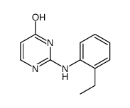 2-(2-ethylanilino)-1H-pyrimidin-6-one Structure