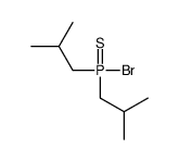 bromo-bis(2-methylpropyl)-sulfanylidene-λ5-phosphane结构式