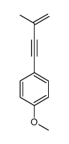 1-methoxy-4-(3-methylbut-3-en-1-ynyl)benzene Structure