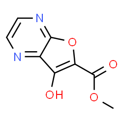 Furo[2,3-b]pyrazine-6-carboxylic acid,7-hydroxy-,methyl ester structure