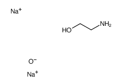 Disodium monoethanolamine phosphate Structure