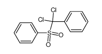 α,α-dichlorobenzyl phenyl sulfone结构式