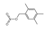 2,4,5-Trimethylbenzyl nitrate Structure