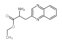 2-Quinoxalinepropanoicacid,alpha-amino-,ethylester(9CI)结构式