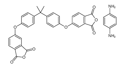 benzene-1,4-diamine,5-[4-[2-[4-[(1,3-dioxo-2-benzofuran-5-yl)oxy]phenyl]propan-2-yl]phenoxy]-2-benzofuran-1,3-dione Structure