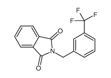 2-[[3-(trifluoromethyl)phenyl]methyl]isoindole-1,3-dione Structure