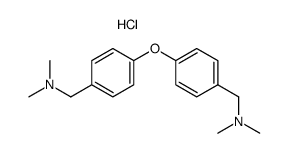 bis-(4-dimethylaminomethyl-phenyl)-ether , hydrochloride结构式