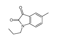 5-methyl-1-propylindole-2,3-dione结构式