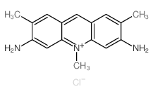 Acridinium,3,6-diamino-2,7,10-trimethyl-, chloride (1:1)结构式