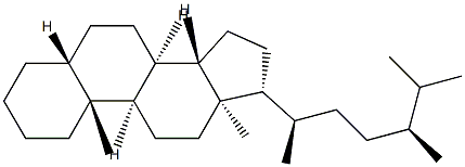 (9β,10α)-5α-Ergostane结构式