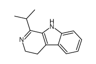 1-isopropyl-4,9-dihydro-3H-pyrido[3,4-b]indole结构式