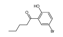 1-(5-bromo-2-hydroxy-phenyl)-pentan-1-one结构式