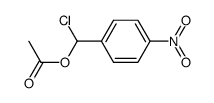 Essigsaeure-(α-chlor-p-nitrobenzylester)结构式