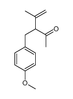 3-[(4-methoxyphenyl)methyl]-4-methylpent-4-en-2-one Structure