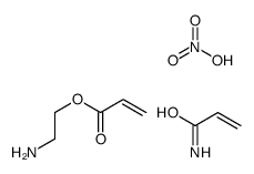 2-aminoethyl prop-2-enoate,nitric acid,prop-2-enamide Structure