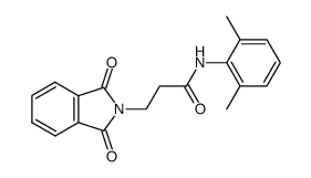 N-(2,6-Dimethyl-phenyl)-3-(1,3-dioxo-1,3-dihydro-isoindol-2-yl)-propionamide Structure