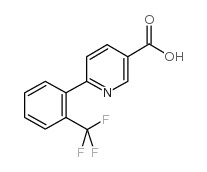 6-(2-(TRIFLUOROMETHYL)PHENYL)NICOTINIC ACID Structure