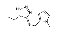 1H-Tetrazol-5-amine,1-ethyl-N-[(1-methyl-1H-pyrrol-2-yl)methyl]-(9CI) structure