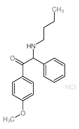 2-butylamino-1-(4-methoxyphenyl)-2-phenyl-ethanone Structure