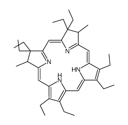 1,4-dimethyl-gemini-octaethylisobacteriochlorin结构式