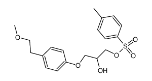 2-hydroxy-3-(4-(2-methoxyethyl)phenoxy)propyl 4-methylbenzenesulfonate Structure