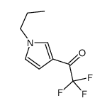 Ethanone, 2,2,2-trifluoro-1-(1-propyl-1H-pyrrol-3-yl)- (9CI) structure