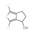 2,4-dichloro-3-thiabicyclo[3.3.0]octa-1,4-dien-8-ol结构式