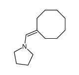 (Pyrrolidinylmethylene)cyclooctane结构式