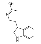 N-[2-(2,3-dihydro-1H-indol-3-yl)ethyl]acetamide Structure