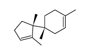 (1Z,4R)-1,4β-Dimethyl-4-[(3R)-2,3-dimethyl-1-cyclopenten-3-yl]-1-cyclohexene Structure