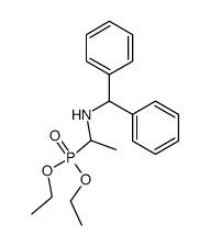 diethyl (1-(benzhydrylamino)ethyl)phosphonate结构式