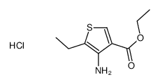 ethyl 4-amino-5-ethylthiophene-3-carboxylate,hydrochloride Structure